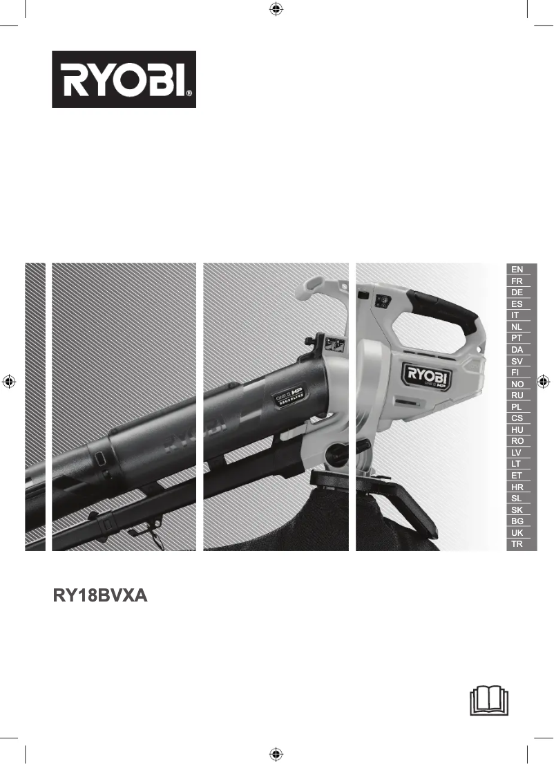 Page n°1 - Manuel utilisateur RYOBI One+ RY18BVXA