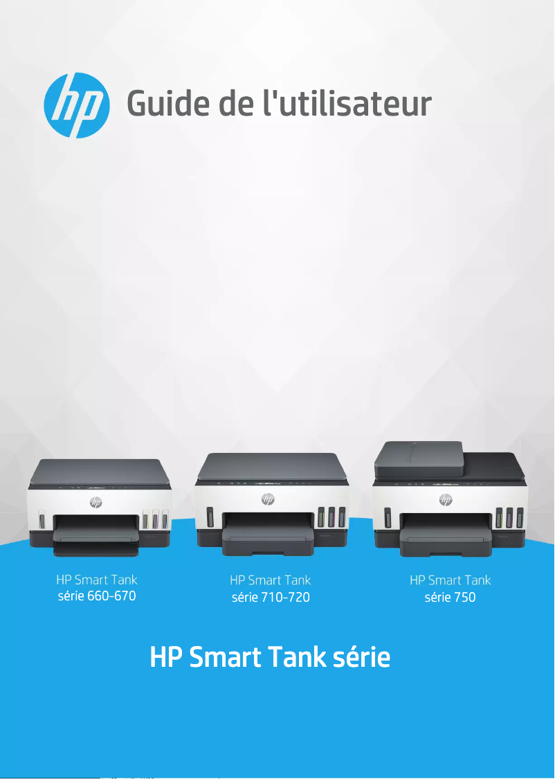 Page n°1 - Manuel utilisateur HP Smart Tank 750