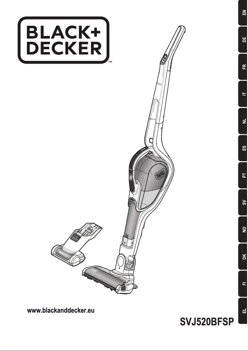 Image de la première page du manuel de l'appareil SVJ520BFSP