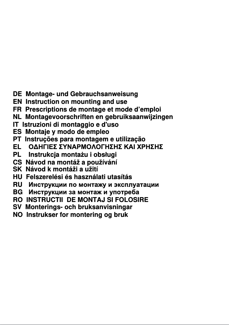 Image de la première page du manuel de l'appareil Elisummer SE ST BL F/90