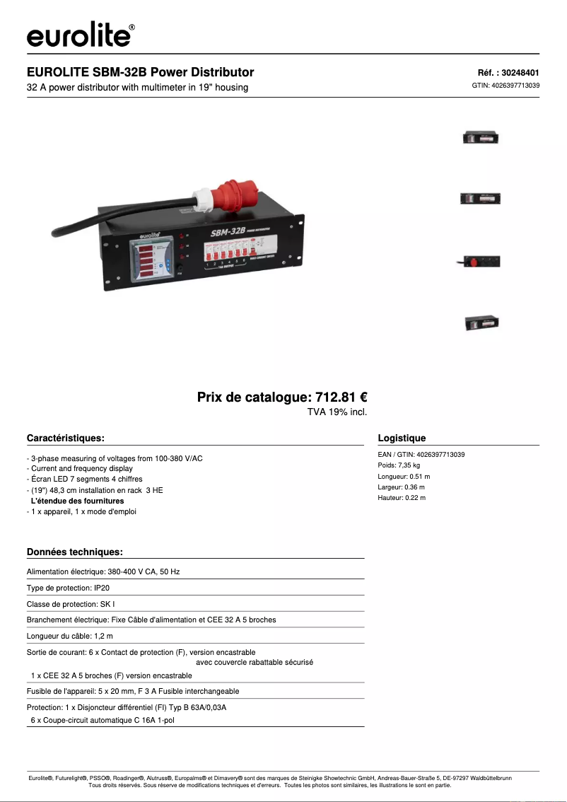 Image de la première page du manuel de l'appareil SBM-32B