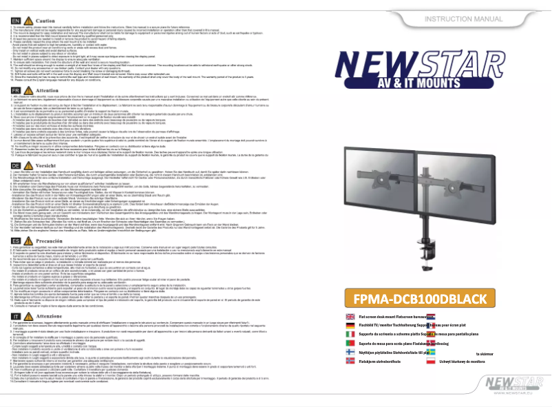 Image de la première page du manuel de l'appareil FPMA-DCB100DBLACK