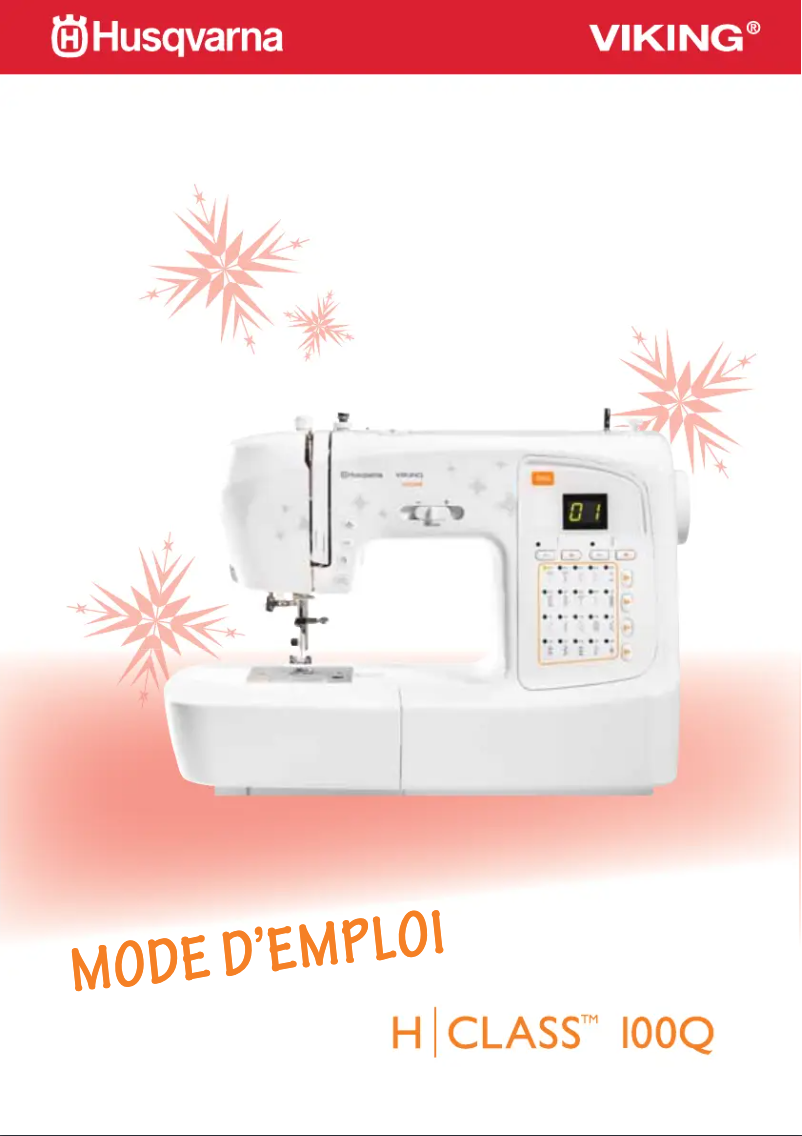 Page n°1 - Manuel utilisateur Husqvarna Viking H-Class 100Q