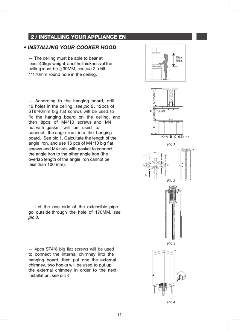 Image de la première page du manuel de l'appareil BHI1944IX