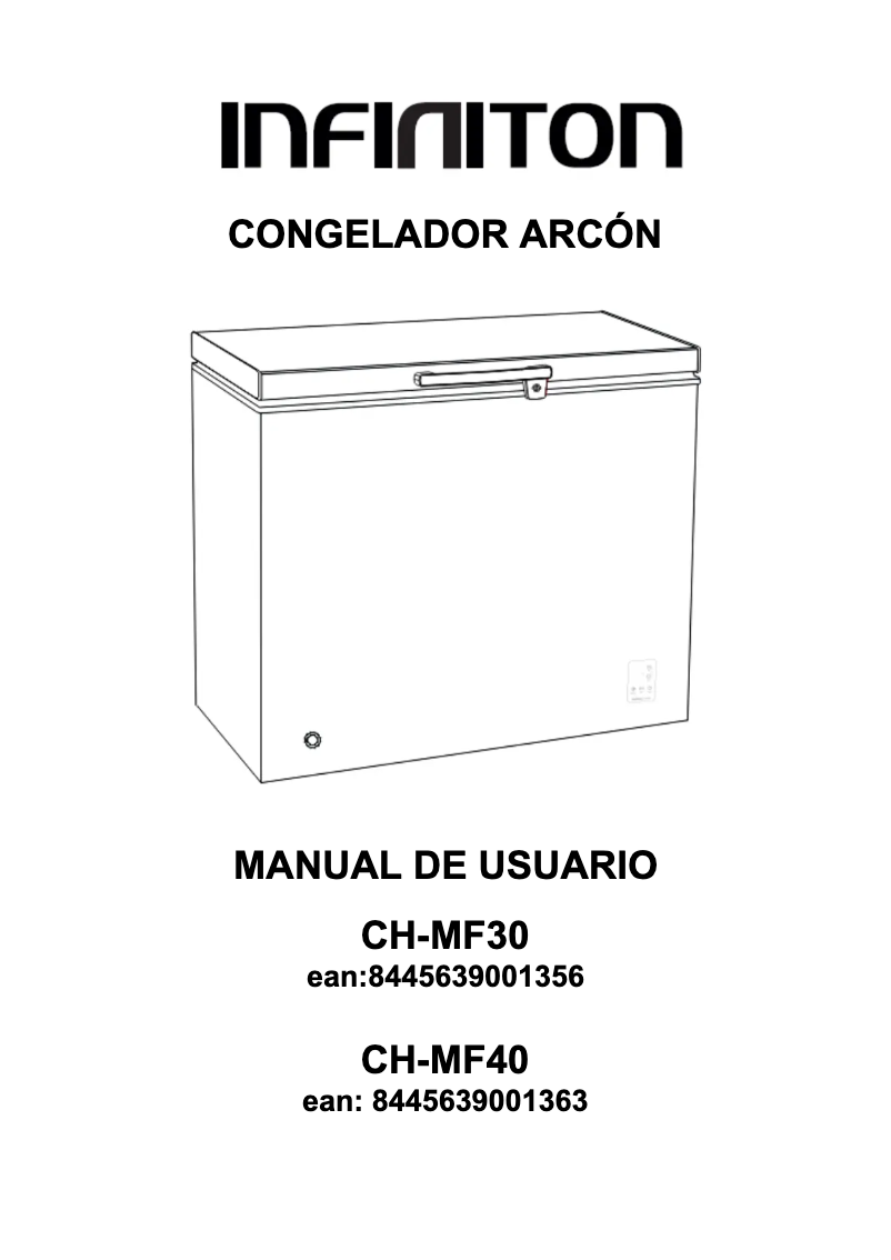 Page n°1 - Manuel utilisateur Infiniton CH-MF30