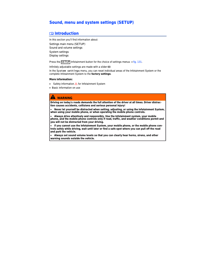 Page 1 de la notice Guide d'installation Volkswagen Touareg (2015)