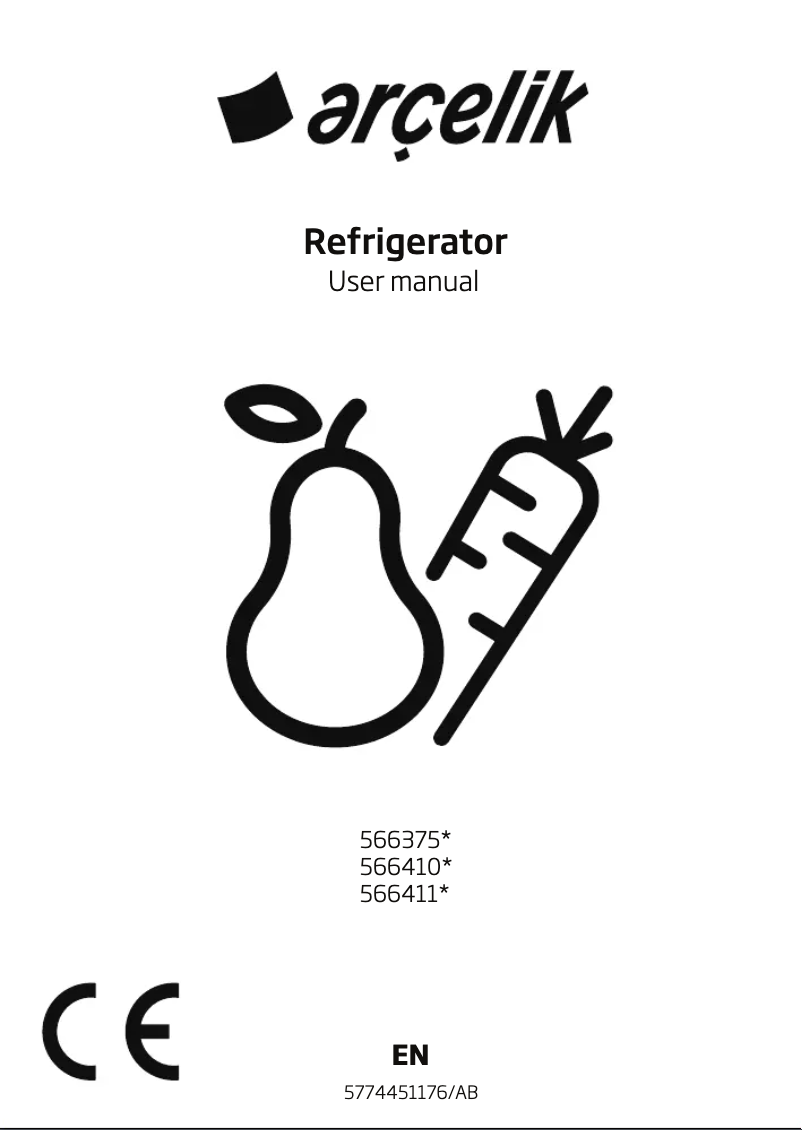 Page 1 de la notice Manuel utilisateur Arçelik 566375 ES