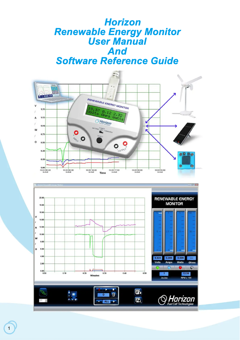 Image de la première page du manuel de l'appareil Energy Monitor