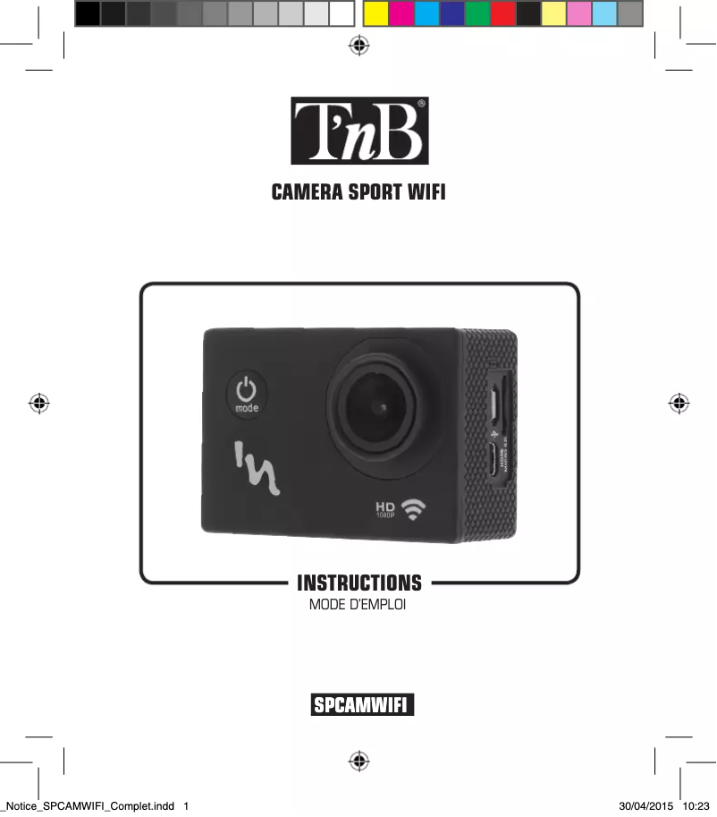 Page 1 de la notice Manuel utilisateur T'nB SPCAMWIFI