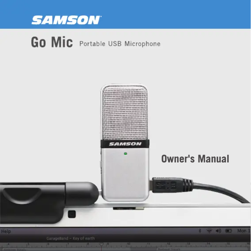 Page n°1 - Manuel utilisateur Samson Go Mic