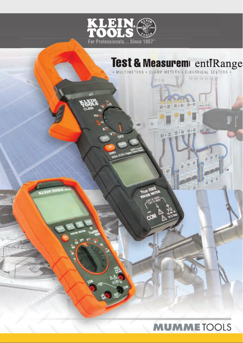 Page n°1 - Brochure Klein Tools CL310