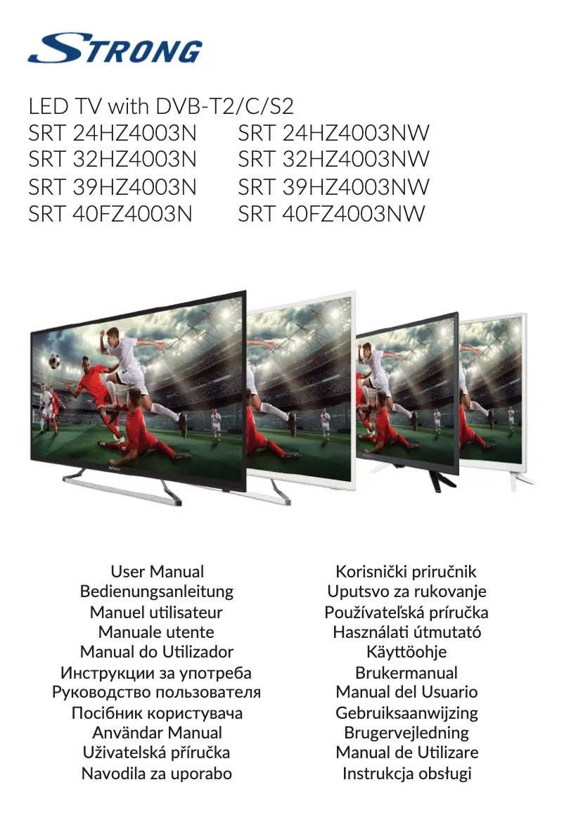 Page n°1 - Manuel utilisateur Strong SRT 32HZ4003NW