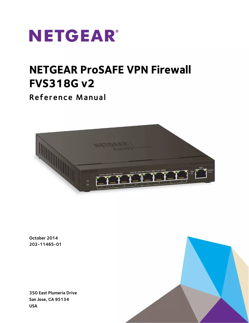Page n°1 - Manuel utilisateur Netgear FVS318Gv2
