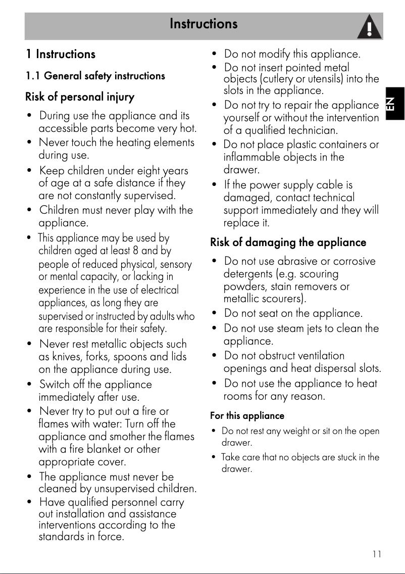 Page 1 de la notice Manuel utilisateur Smeg CTP9015B