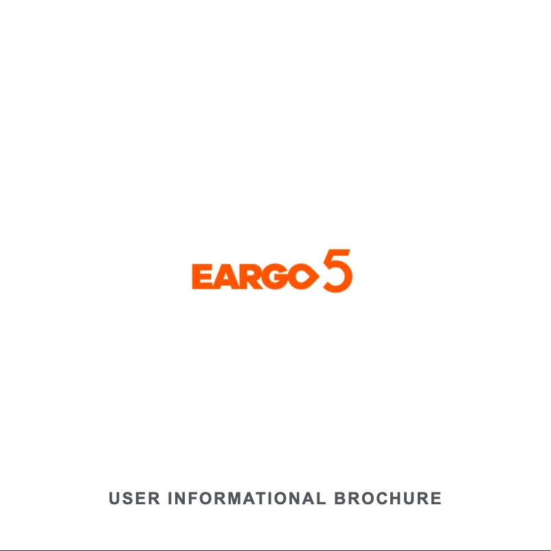 Page n°1 - Manuel utilisateur Eargo 5
