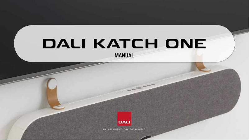 Page n°1 - Manuel utilisateur Dali Katch