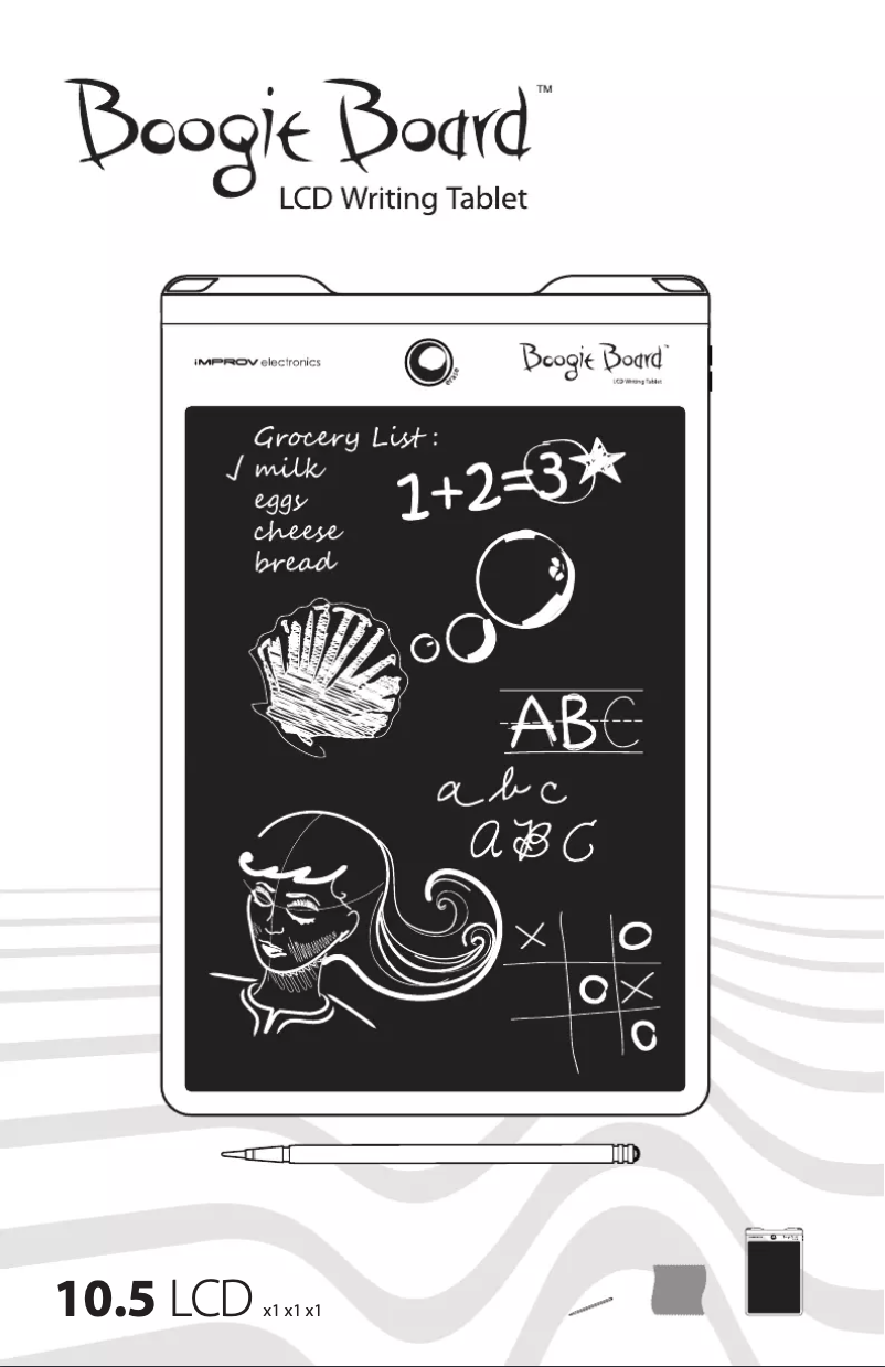 Página 1 del manual Manual de usuario Boogie Board Original 10.5