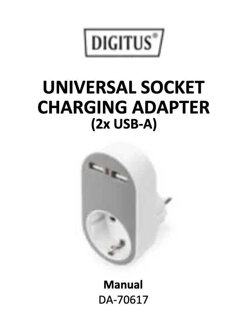 Image de la première page du manuel de l'appareil DA-70617