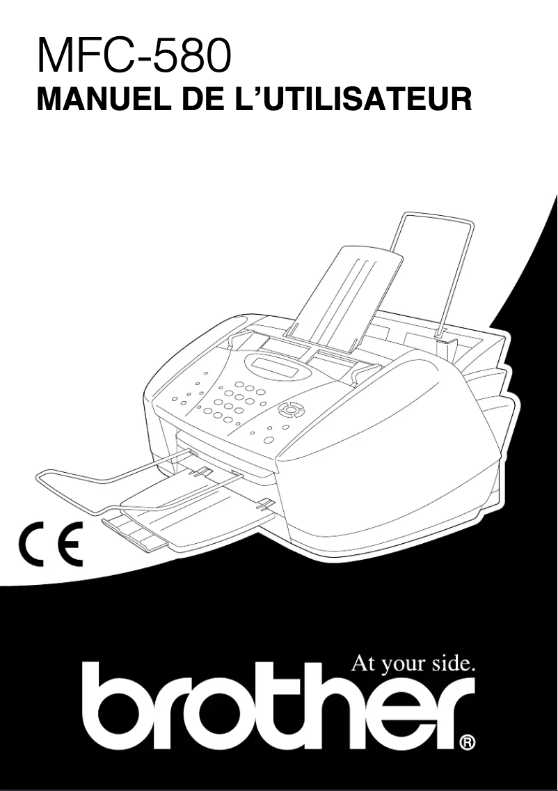 Page n°1 - Manuel utilisateur Brother MFC-580