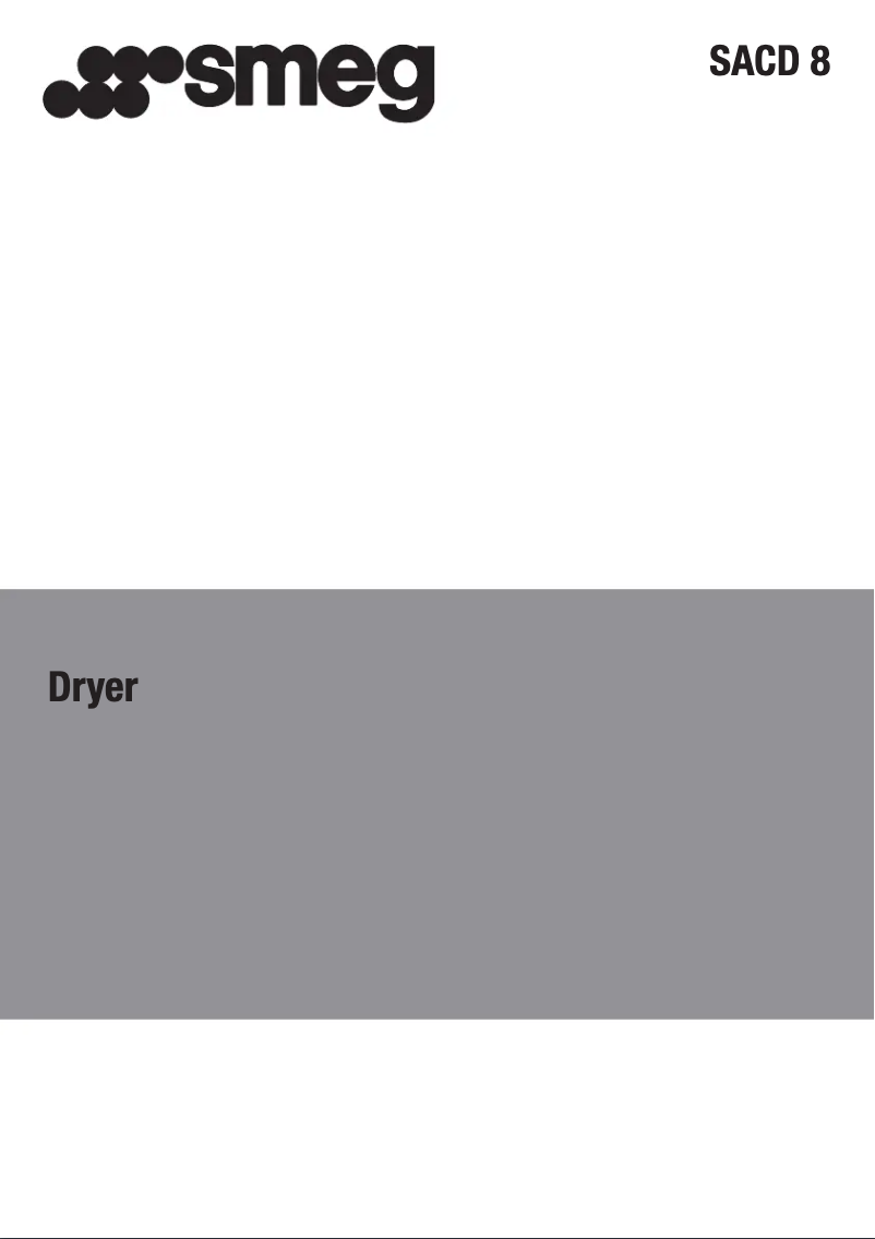 Page n°1 - Manuel utilisateur Smeg SACD8