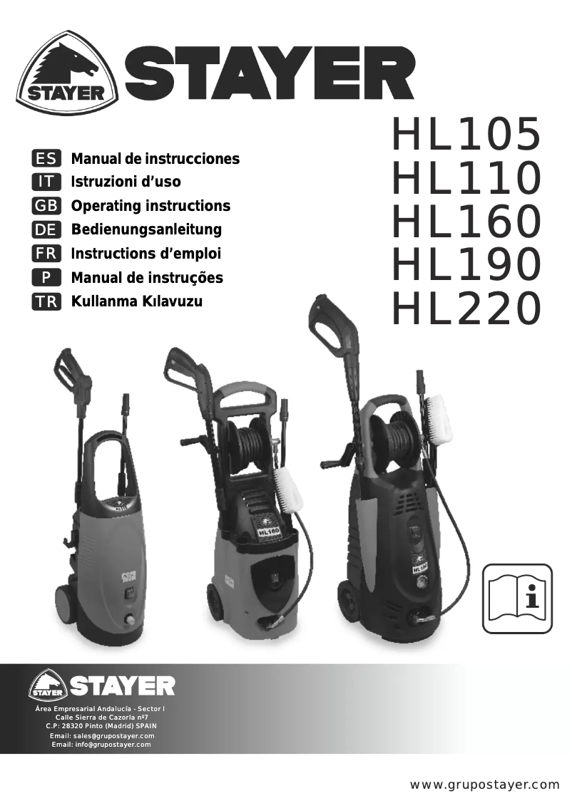 Image de la première page du manuel de l'appareil HL105