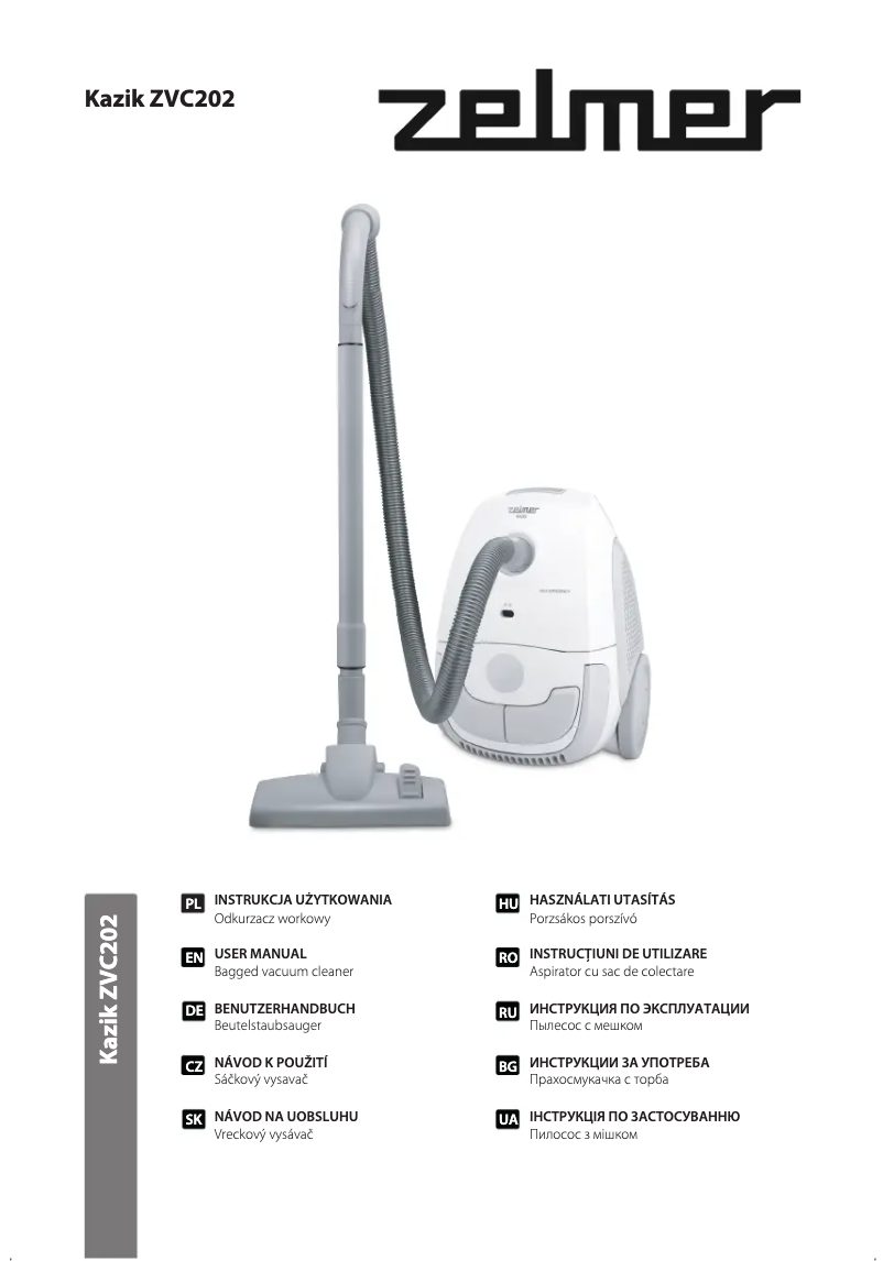 Image de la première page du manuel de l'appareil Kazik ZVC202