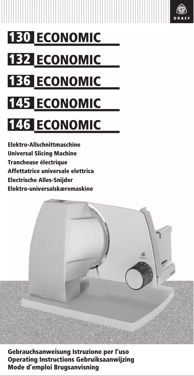 Página 1 del manual Manual de usuario Graef 132 Economic
