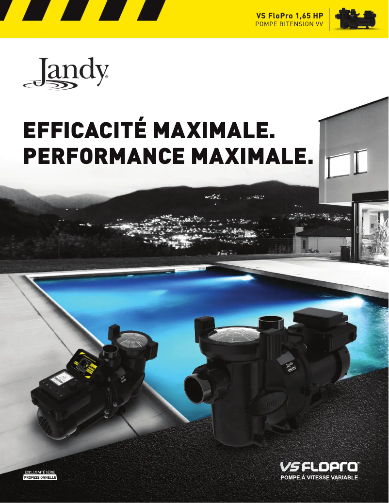 Page 1 de la notice Brochure JANDY VSFHP165DVS