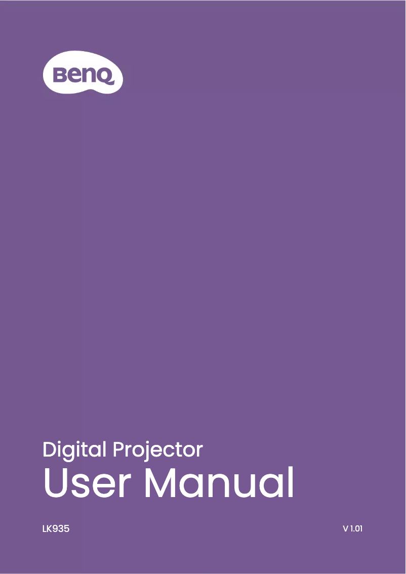 Image de la première page du manuel de l'appareil LK935