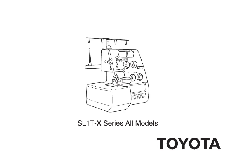 Page 1 de la notice Manuel utilisateur Toyota SL3335