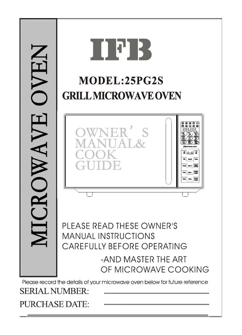Página 1 del manual Manual de usuario IFB 25PG2S