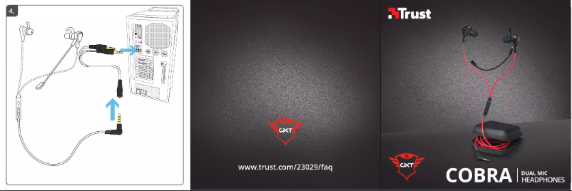 Page n°1 - Manuel utilisateur Trust Cobra GXT 408