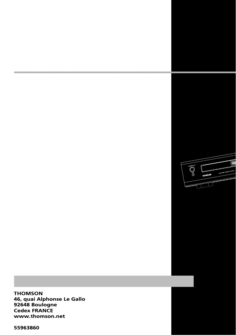 Image de la première page du manuel de l'appareil DPL4911