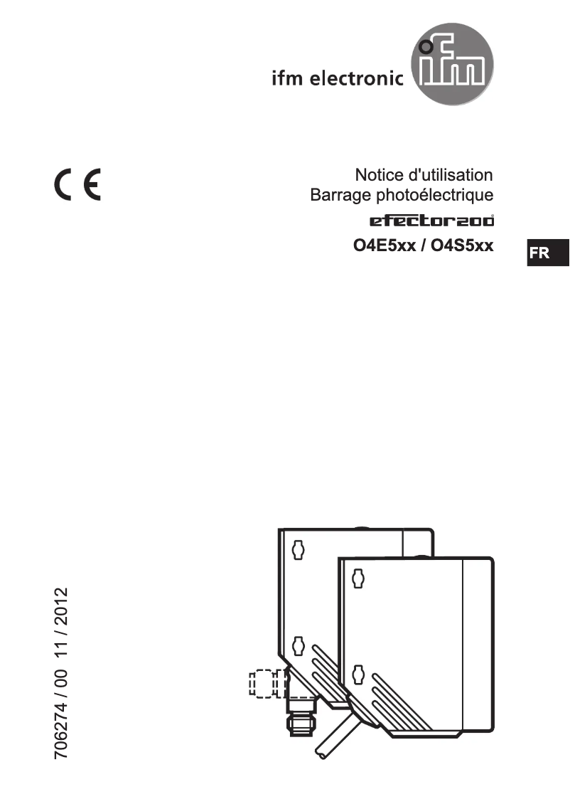 Page n°1 - Manuel utilisateur IFM O4S500