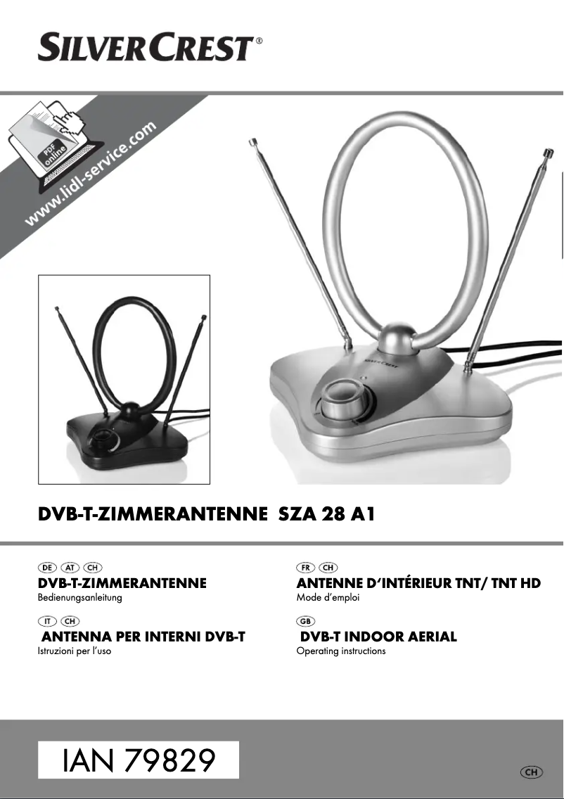 Page n°1 - Manuel utilisateur SilverCrest SZA 28 B2
