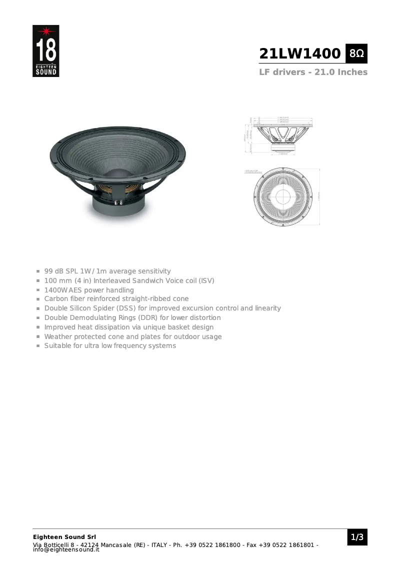 Image de la première page du manuel de l'appareil 21LW1400