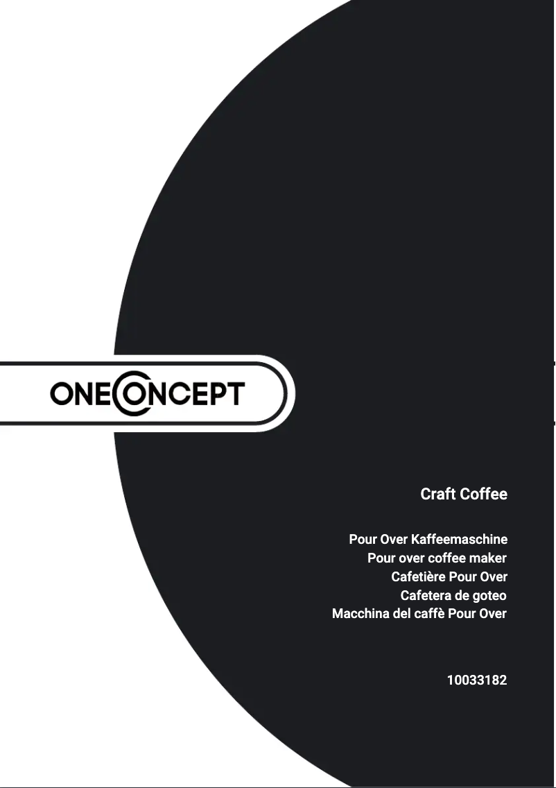 Image de la première page du manuel de l'appareil Craft Coffee