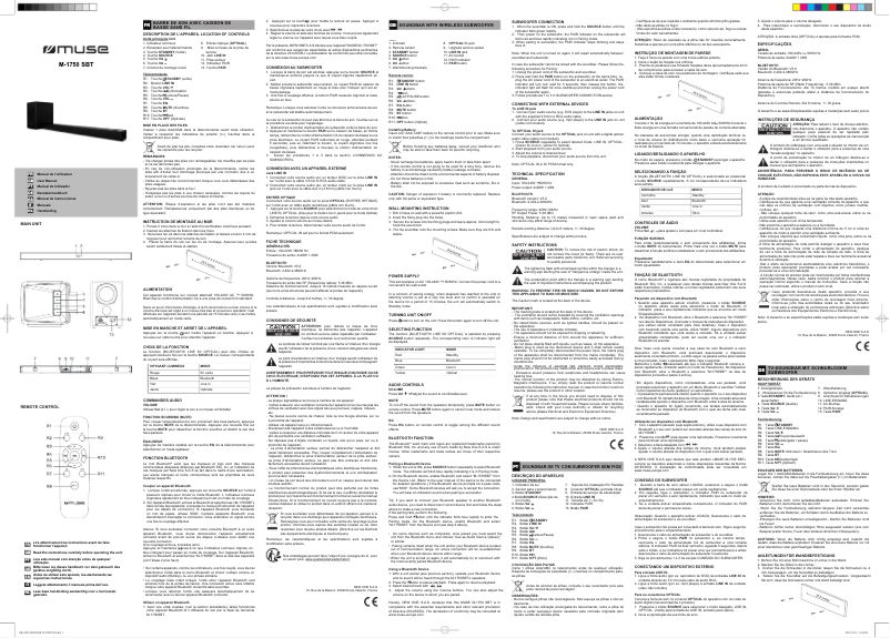 Image de la première page du manuel de l'appareil M-1750 SBT