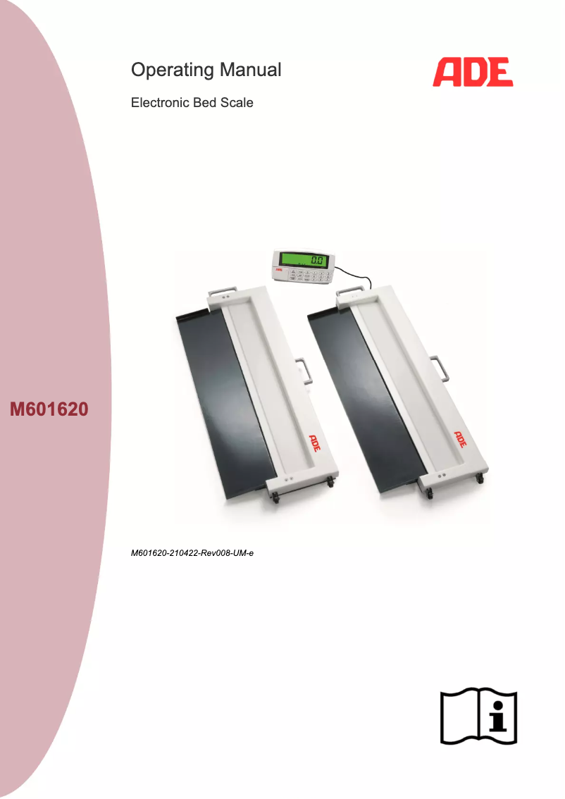 Page n°1 - Manuel utilisateur ADE M601620