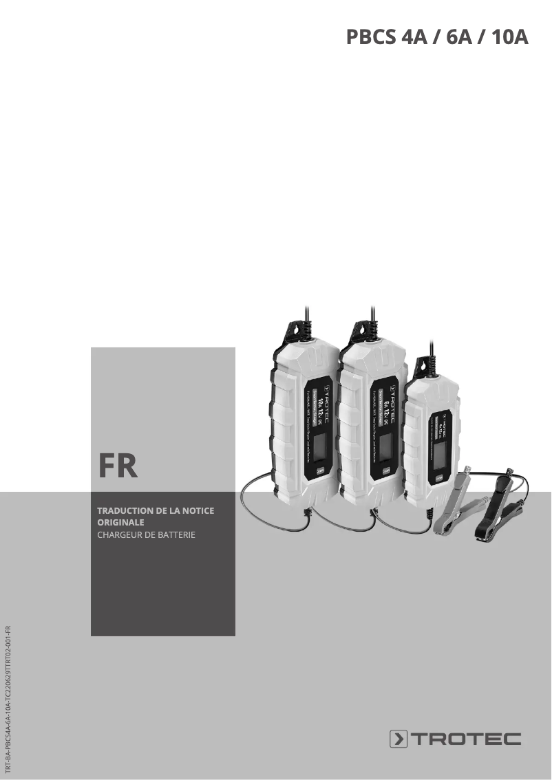 Page n°1 - Manuel utilisateur Trotec PBCS 4A