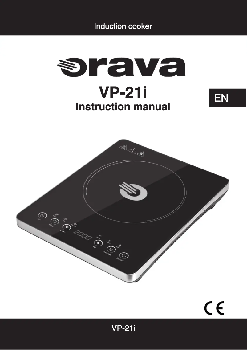 Image de la première page du manuel de l'appareil VP-21i
