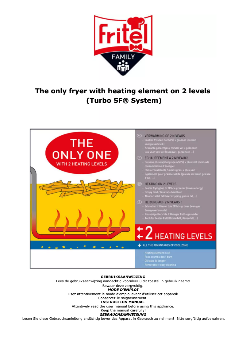 Image de la première page du manuel de l'appareil Turbo SF 4170