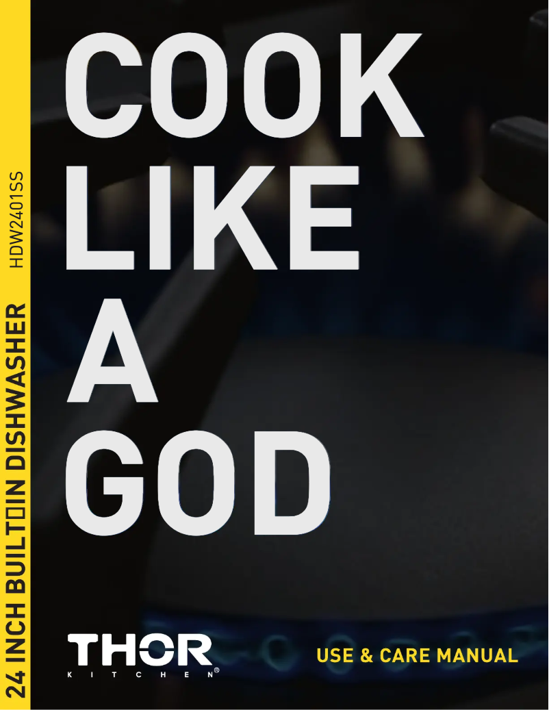 Page 1 de la notice Manuel utilisateur Thor HDW 2401 SS