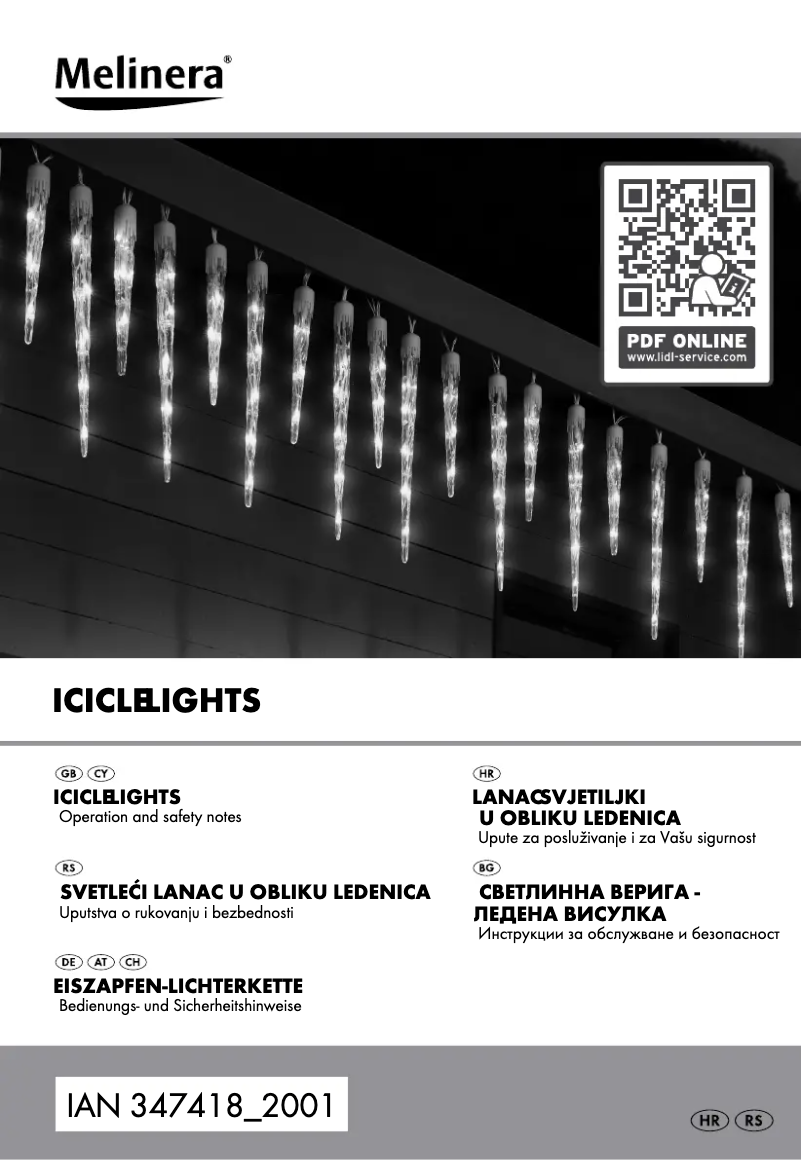 Page n°1 - Manuel utilisateur Melinera IAN 347418