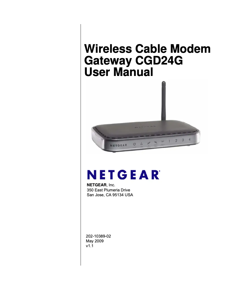 Image de la première page du manuel de l'appareil CGD24G