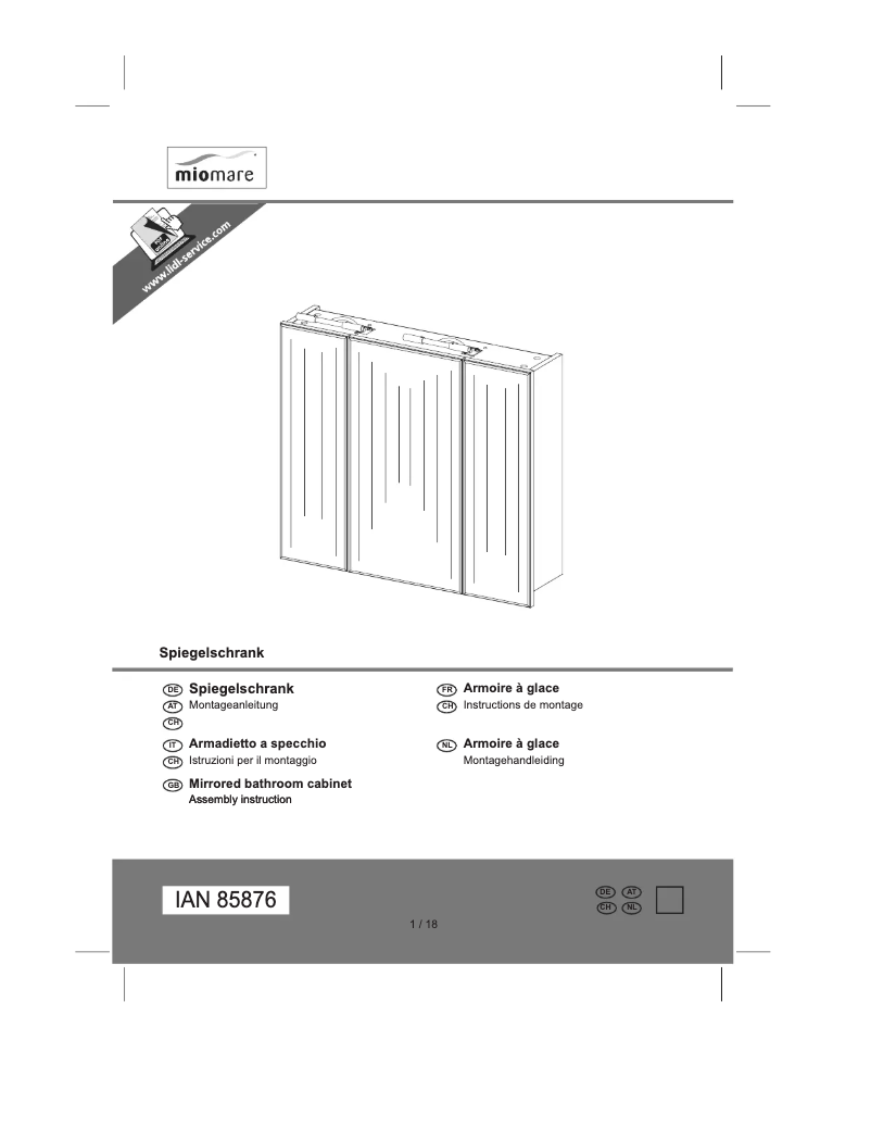Image de la première page du manuel de l'appareil IAN 85876