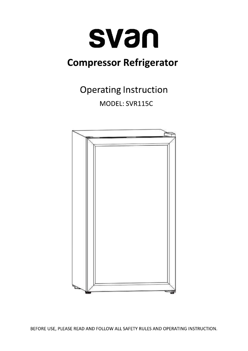Imagen de la primera página del manual del dispositivo SVR115C