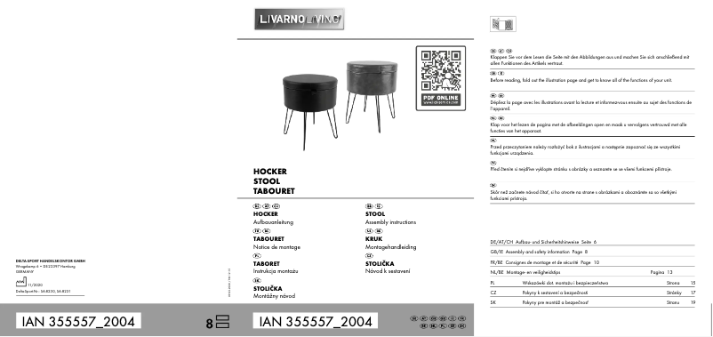 Image de la première page du manuel de l'appareil IAN 355557