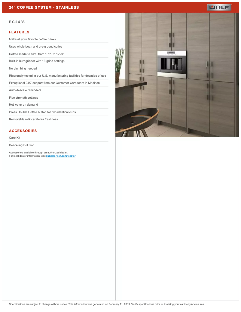 Page 1 de la notice Manuel utilisateur Wolf EC24/S