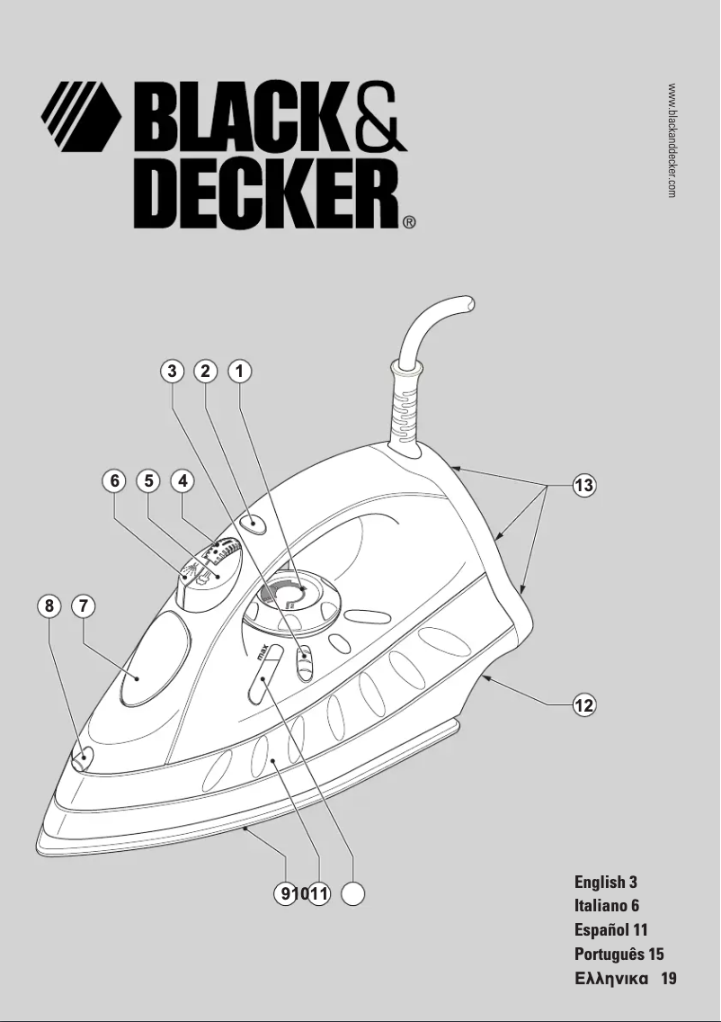 Page n°1 - Manuel utilisateur Black & Decker XT1800